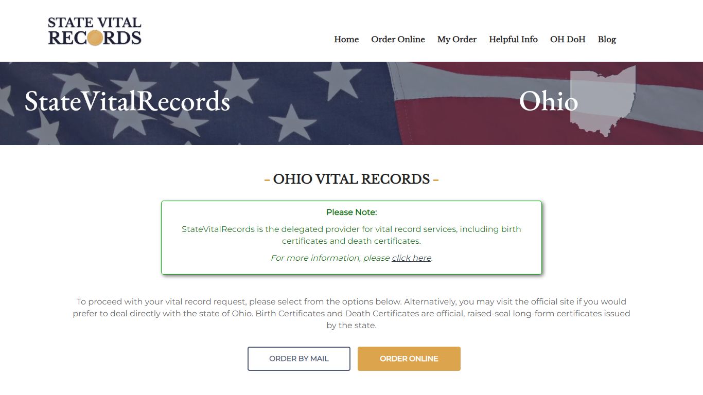 Ohio (OH) Vital Records | Order Birth Certificate Online